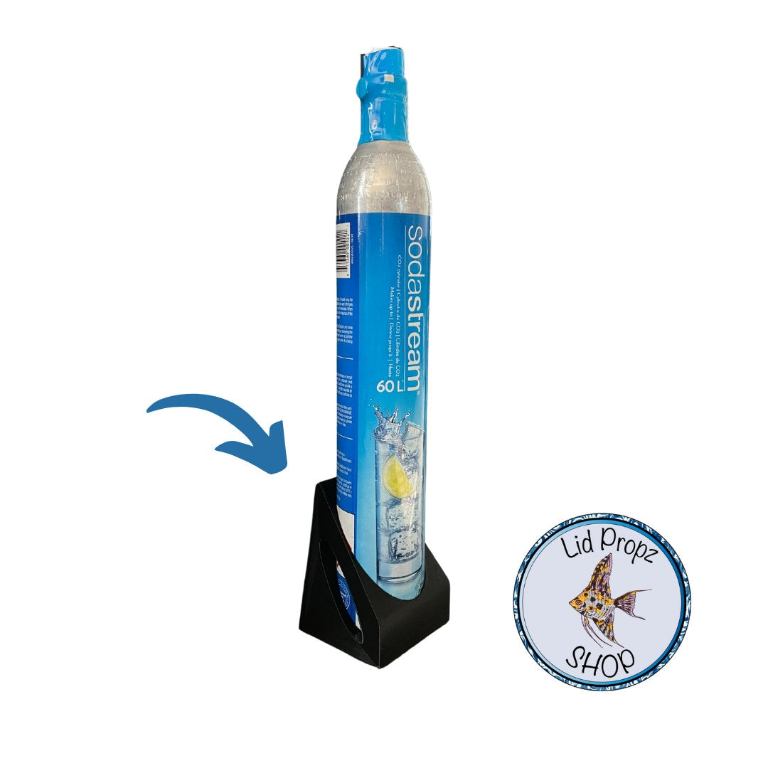 Soda Stream co2 holder. Desk holder or wall mount! Mount for soda stream canister 60L