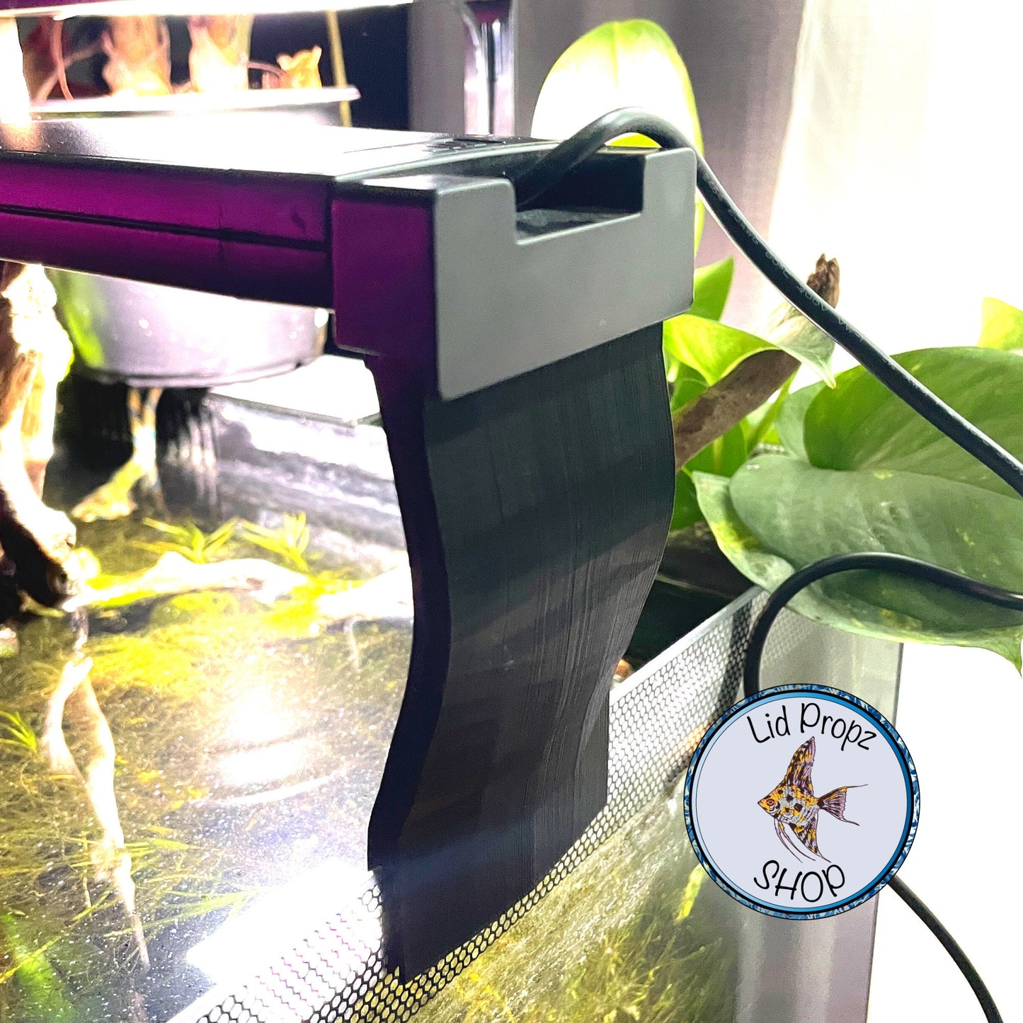 Light Riser For Fluval Aquasky, Plant 3.0 2.0, 9 gallon, 15 gallon and 32.5 gallon Fluval flex adapter riser. LED Light Risers, Set of 2