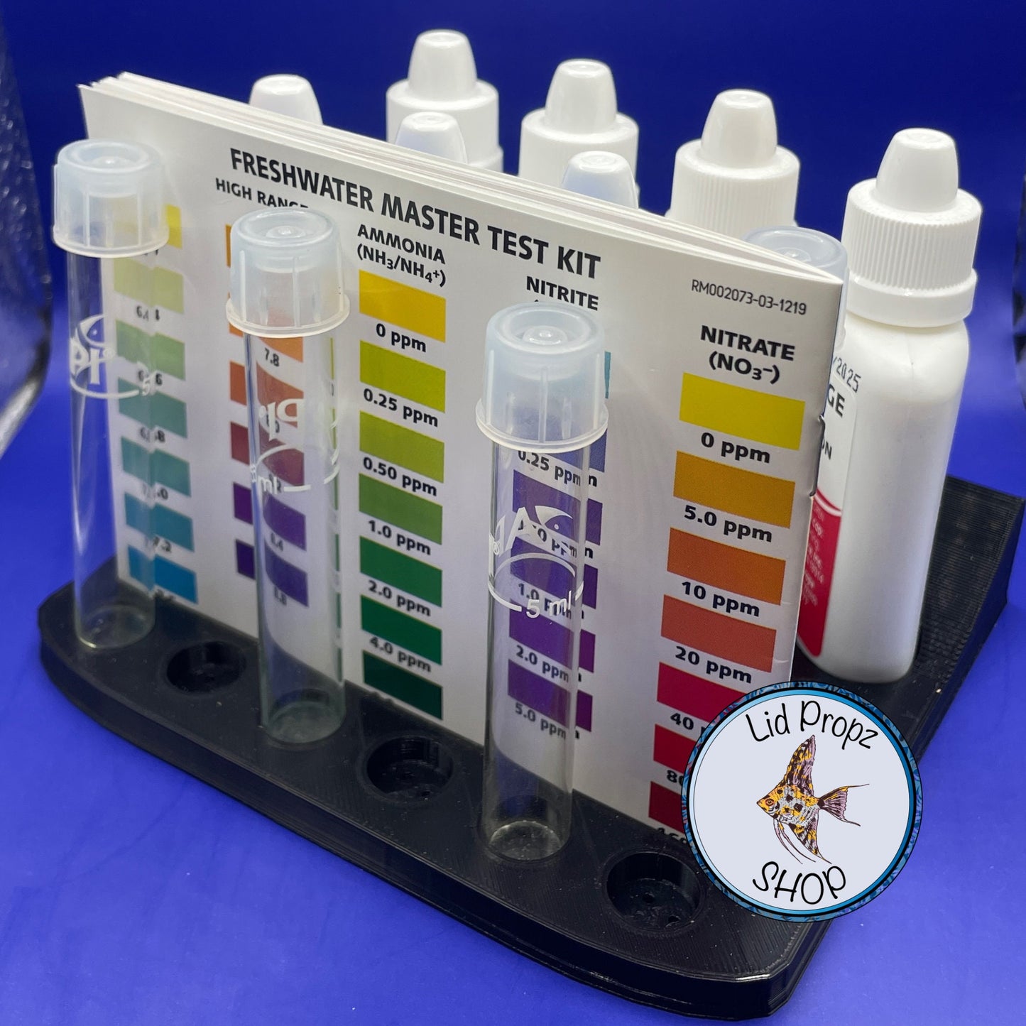 API Master Kit Dry Rack, With Ventilation Tube Holders For Drying. Water Test Kit