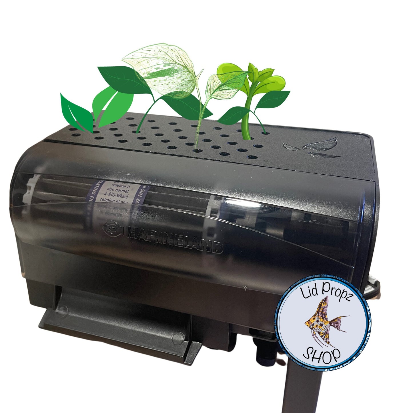 Marineland Propagation Filter Cover, Aquaponics Plant Cutting Holder For Filters. Nitrate Reducer!