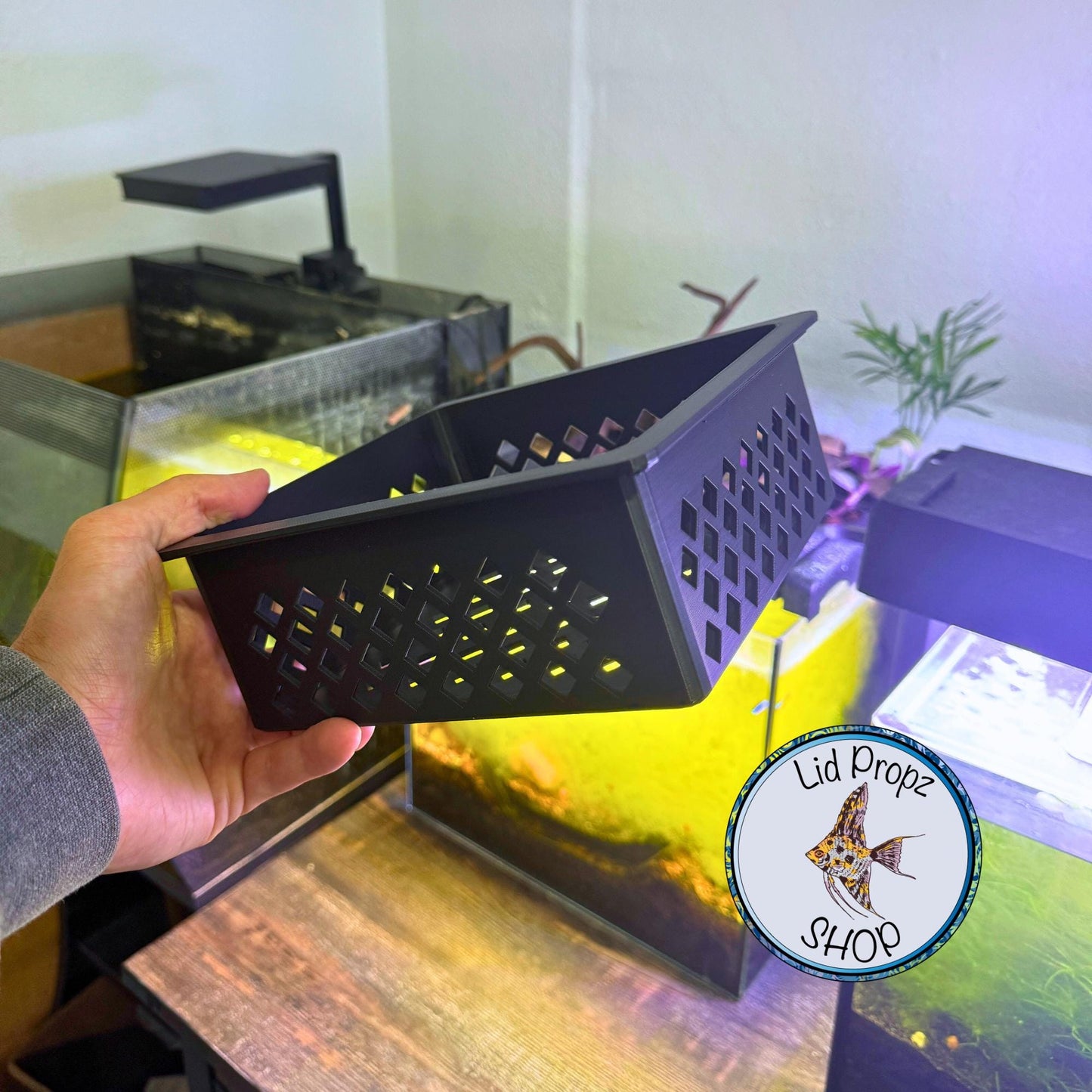 Plant Box. Custom Options Sit In Tank for 10, 20, 55 gallon tanks. Easy for Plants and Fish Tanks