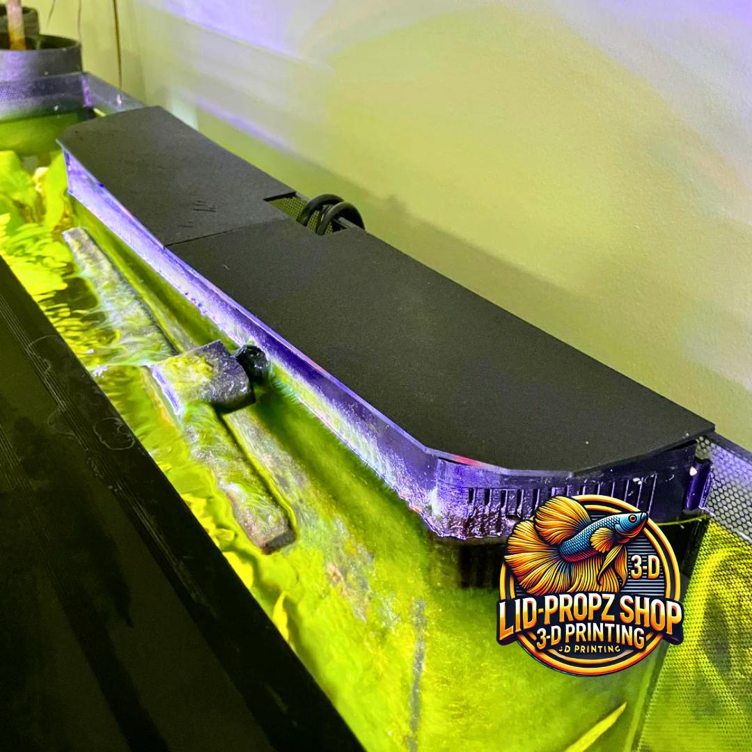 Back Cover For Fluval Flex,15 Gal. 9gal. Fluval Nano Light, Propagation Rack Nitrate Reducer, Aquarium Plant Holder