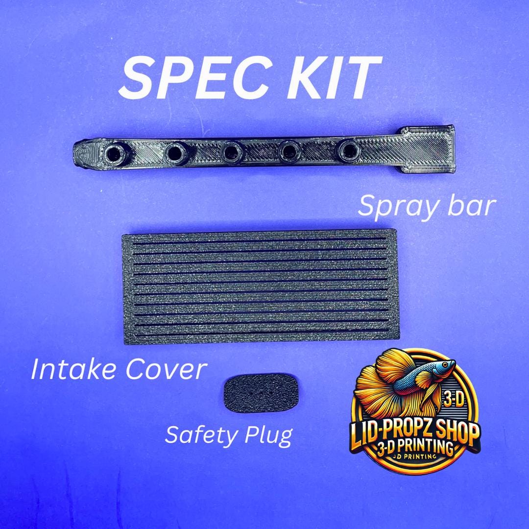 Shrimp Kit For Fluval Spec, Upgrade Kit, Spray Bar, Intake cover, Auxiliary Intake Plug Spec V & III