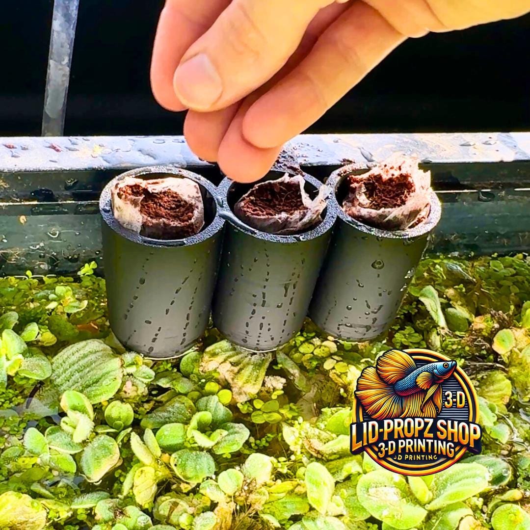 Aquarium Seed Starter, Plant Holder 1" Plant Opening, Great for Seed Starting, Pothos, Wondering Dude, and many other plants.