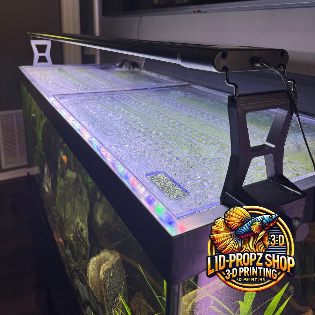 Hygger 25W Full Spectrum Aquarium Light with Aluminum Alloy Shellt, Light Riser
