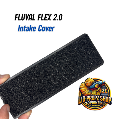 Fluval Flex 2.0 Intake Cover - Shrimp Safe Guards For The New Fluval Flex 2.0 15 Gallon and 9 Gallon