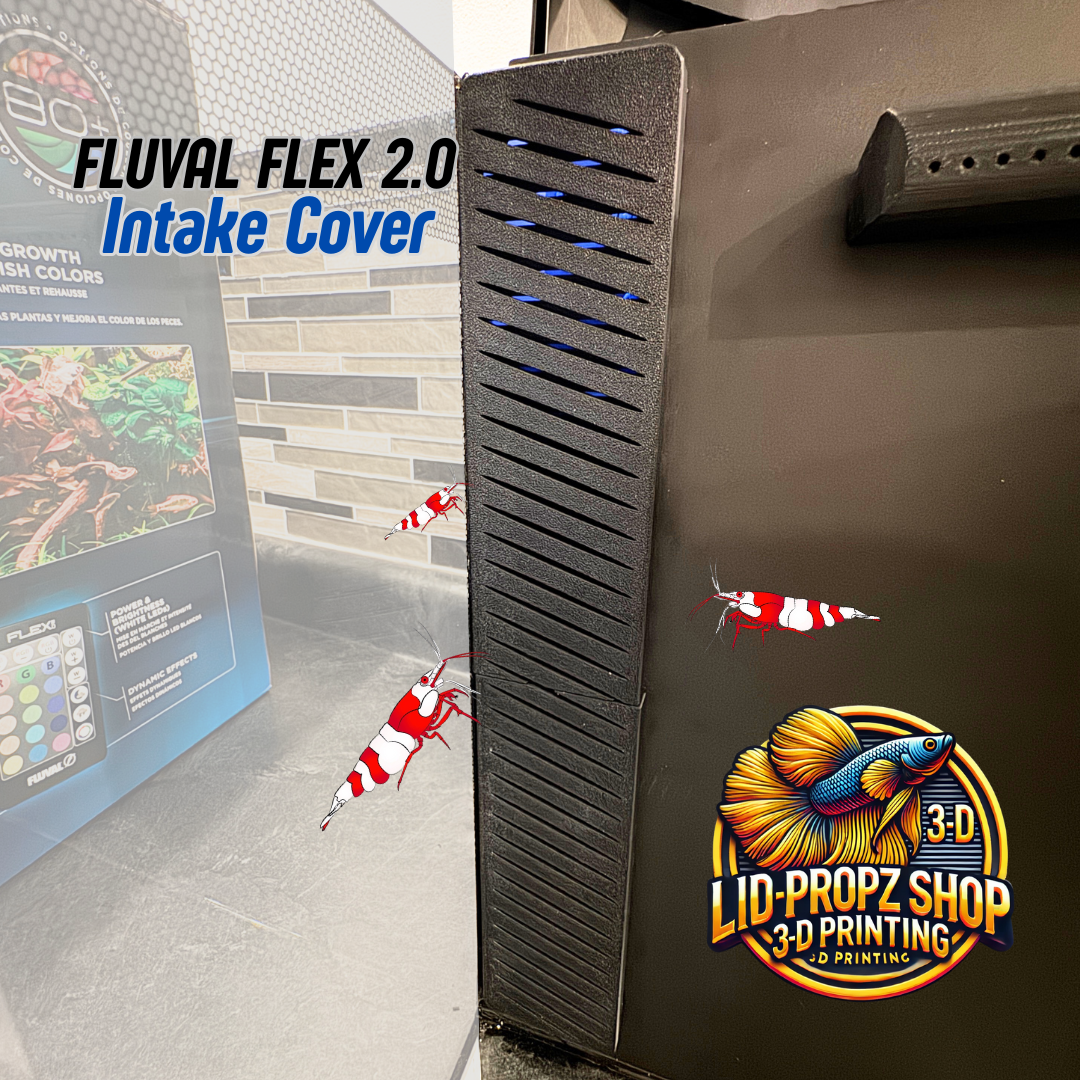 Fluval Flex 2.0 Intake Cover - Shrimp Safe Guards For The New Fluval Flex 2.0 15 Gallon and 9 Gallon