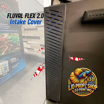 Fluval Flex 2.0 Intake Cover - Shrimp Safe Guards For The New Fluval Flex 2.0 15 Gallon and 9 Gallon
