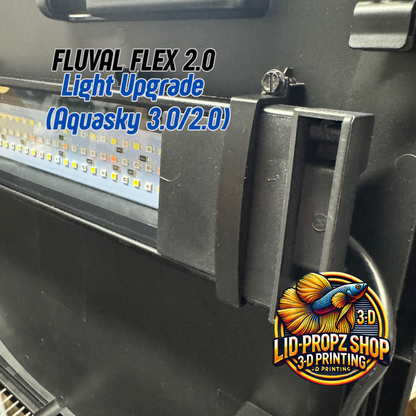 Fluval Flex 2.0 Lighting Upgrade - Fits Aquasky 3.0 and 2.0 - HUGE UPGRADE - Grow plants fast Bracket Only (Light not included)