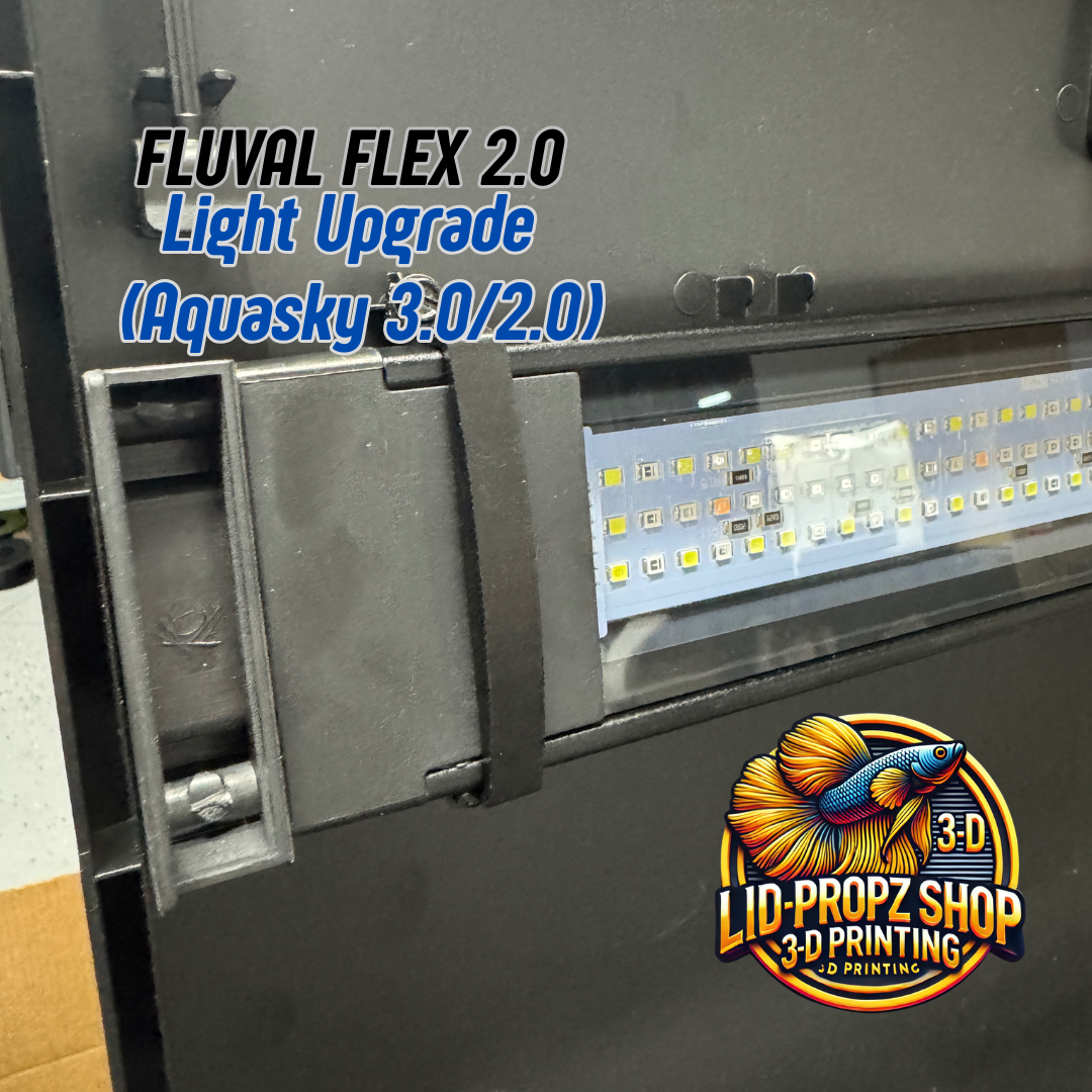 Fluval Flex 2.0 Lighting Upgrade - Fits Aquasky 3.0 and 2.0 - HUGE UPGRADE - Grow plants fast Bracket Only (Light not included)