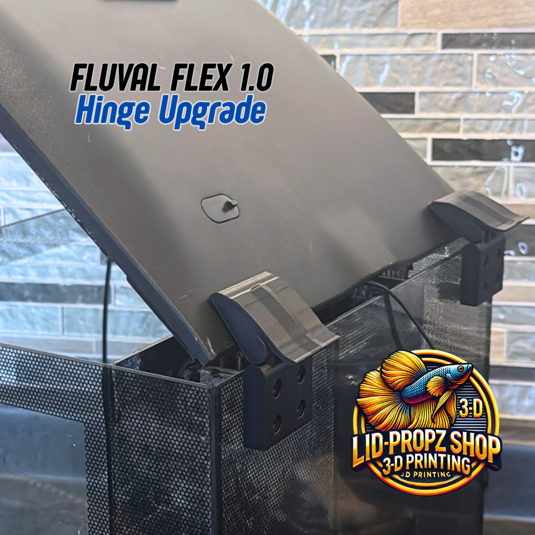Fluval Flex Lid Hinge Replacement Kit 1st Gen | Conversion Upgrade for Fluval Flex Tanks