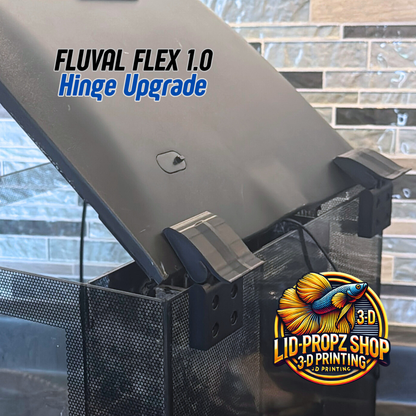 Fluval Flex Lid Hinge Replacement Kit 1st Gen | Conversion Upgrade for Fluval Flex Tanks