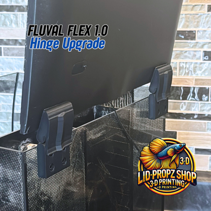 Fluval Flex Lid Hinge Replacement Kit 1st Gen | Conversion Upgrade for Fluval Flex Tanks