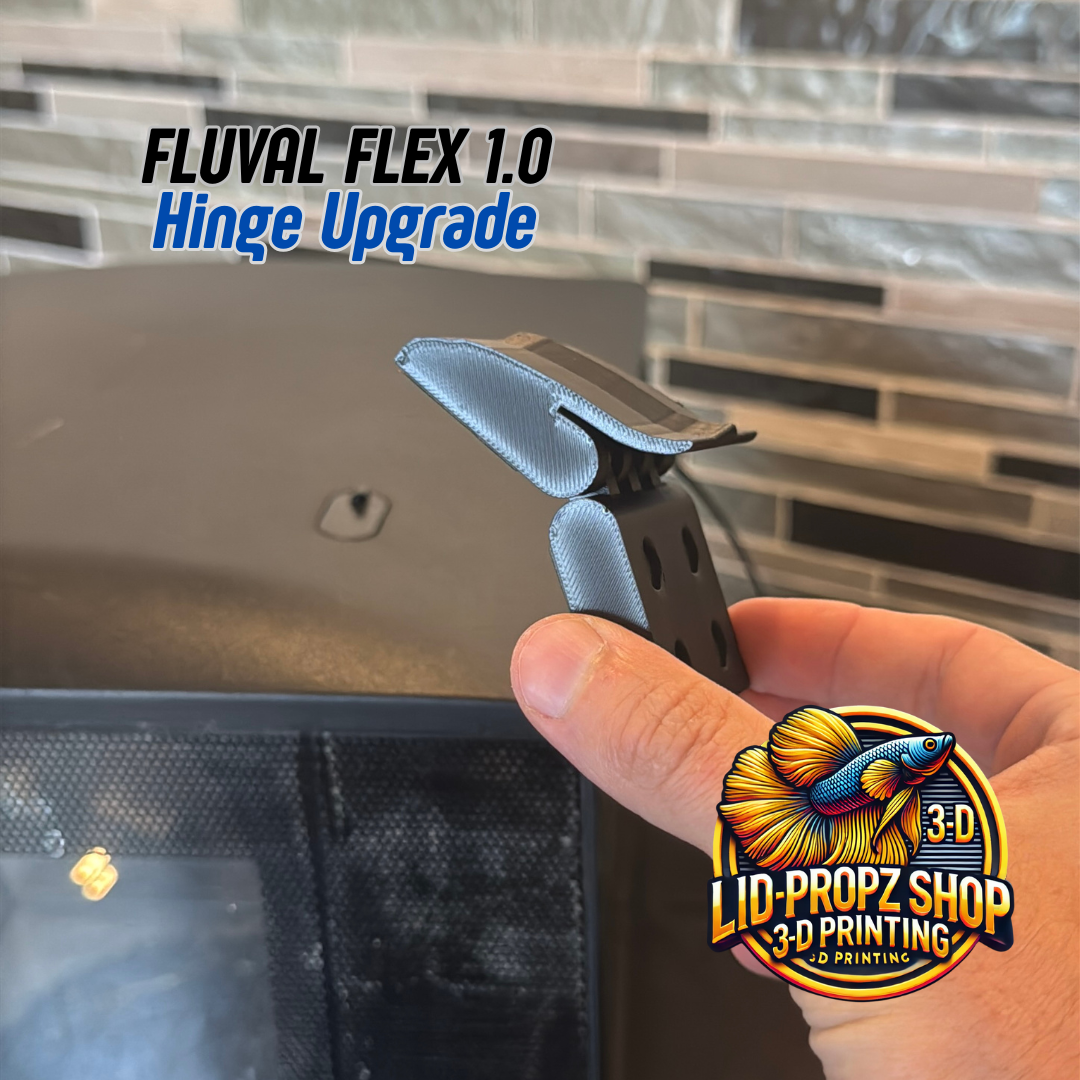 Fluval Flex Lid Hinge Replacement Kit 1st Gen | Conversion Upgrade for Fluval Flex Tanks