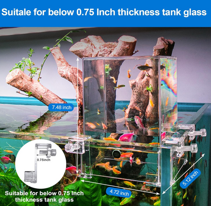 Negative Pressure Aquarium Fish Tank Cool Fish Tank Aquarium Water replenishers Water Level auto-Refill Maintenance