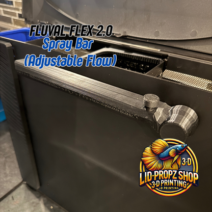 Fluval Flex 2.0 Spray Bar – Adjustable Flow Attachment for Fluval Flex Aquariums – Fits New and Old Models – Gentle Flow for Fish & Shrimp