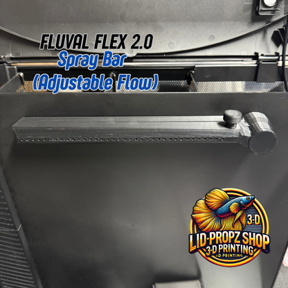 Fluval Flex 2.0 Spray Bar – Adjustable Flow Attachment for Fluval Flex Aquariums – Fits New and Old Models – Gentle Flow for Fish & Shrimp