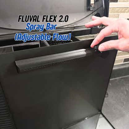 Fluval Flex 2.0 Spray Bar – Adjustable Flow Attachment for Fluval Flex Aquariums – Fits New and Old Models – Gentle Flow for Fish & Shrimp