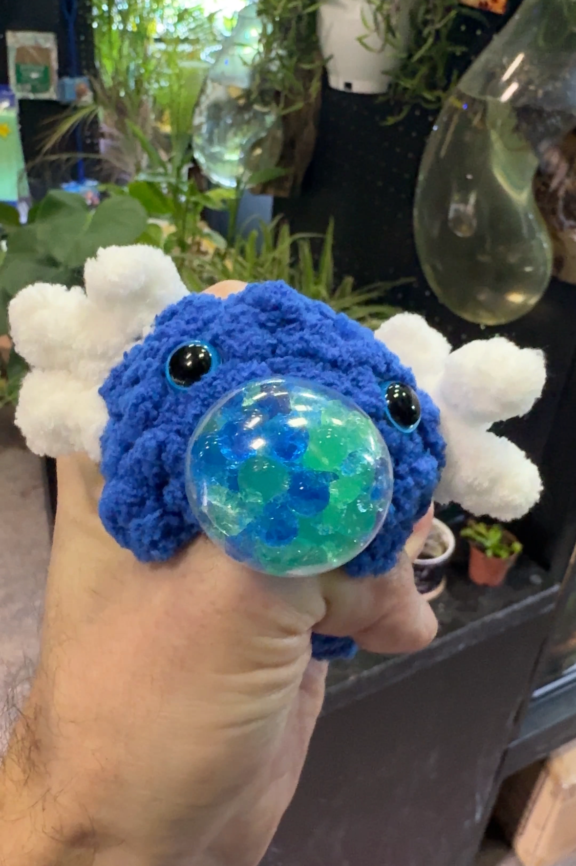 Handmade Axolotl Stress Ball Squeeze – Soft, Cute, and Relaxing