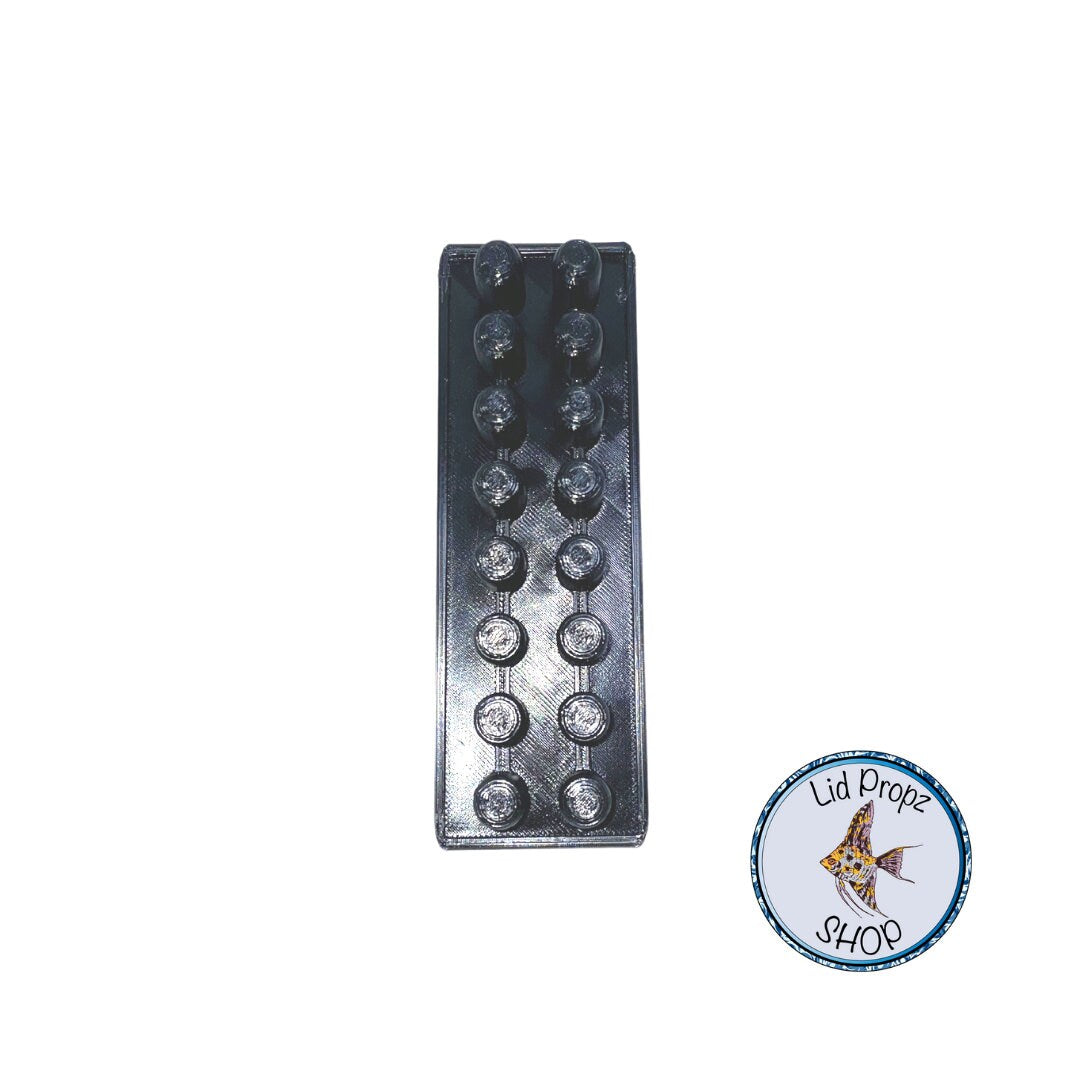 Test Tube Dry Drack, Tubes and Cap Dry Rack. 16 Capacity