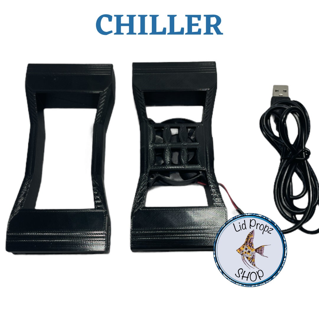 NEW Riser and Chiller for Fluval Flex, Lid Risers, 4" Lid Risers Rapidly Lowering Tank Temperatures For All Fluval Flex Tanks
