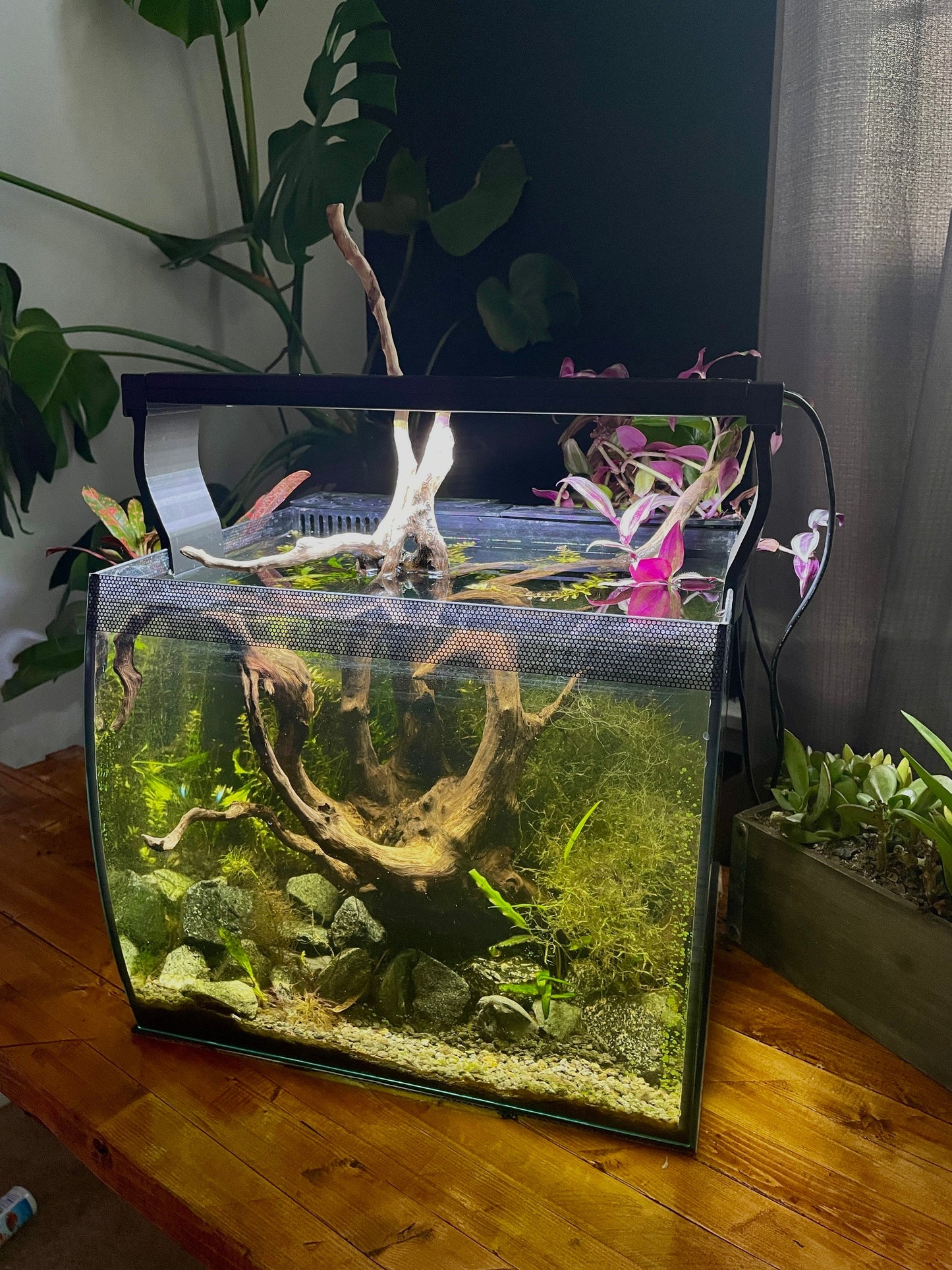 Light Riser For Fluval Aquasky, Plant 3.0 2.0,  9 gallon, 15 gallon and 32.5 gallon Fluval flex adapter riser. LED Light Risers, Set of 2
