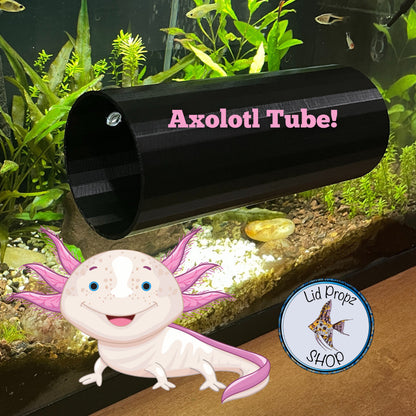 LARGE FISH TUBE. Relaxation Log Tube For All Fish, Three Suction Tubes 8 Inches Long
