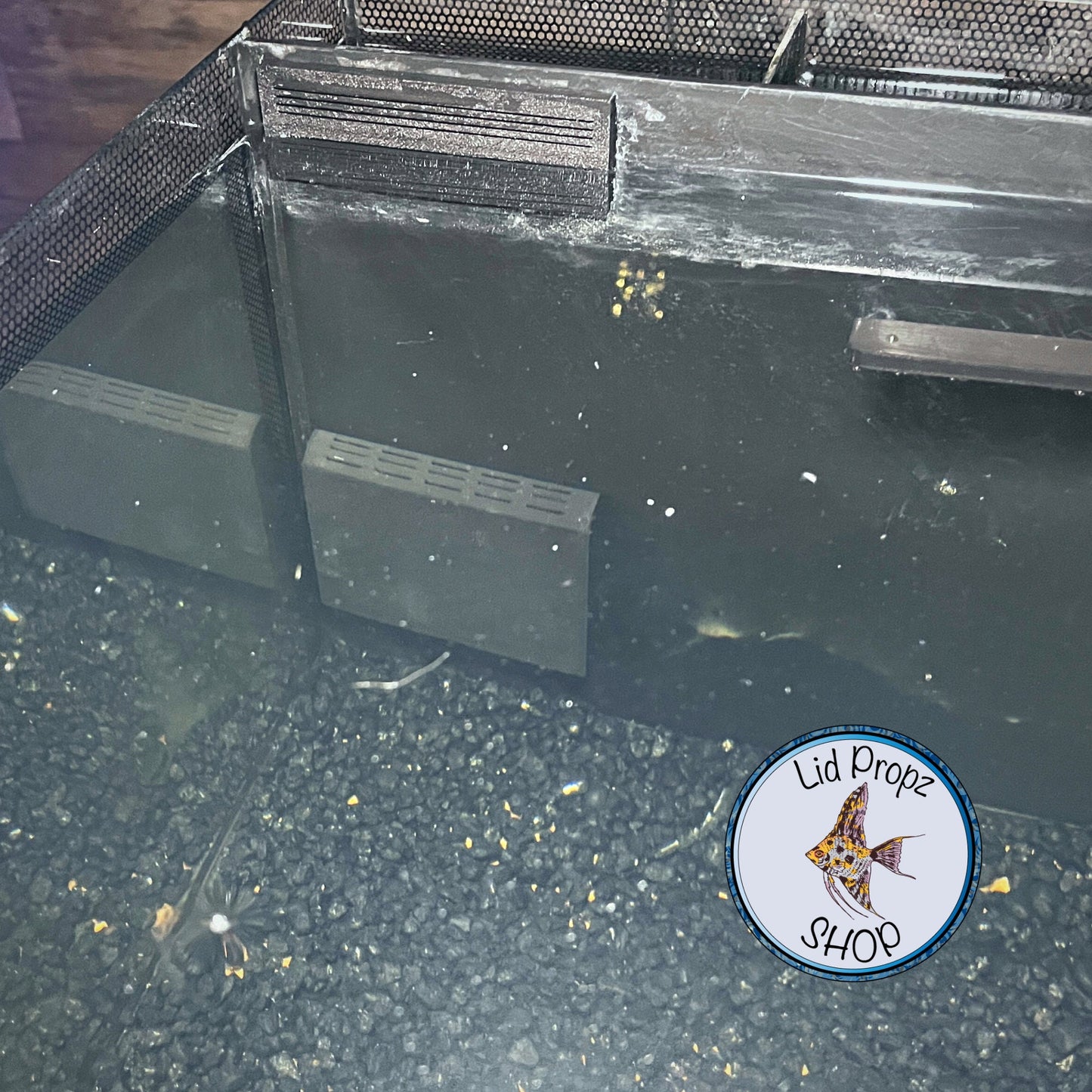 SLIM Bottom Intake Snorkel Cover SET or Single, Covers Bottom Snorkel Fluval Flex Shrimp guard, Fluval flex filter guard. 9 & 15 Gal.