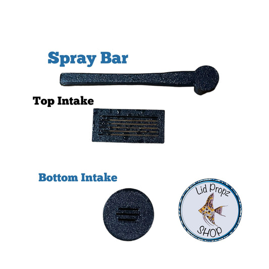 Life Guard Rimless Aquarium Upgrade KIT, Shrimp Safe, Intake Covers, low flow spray bar