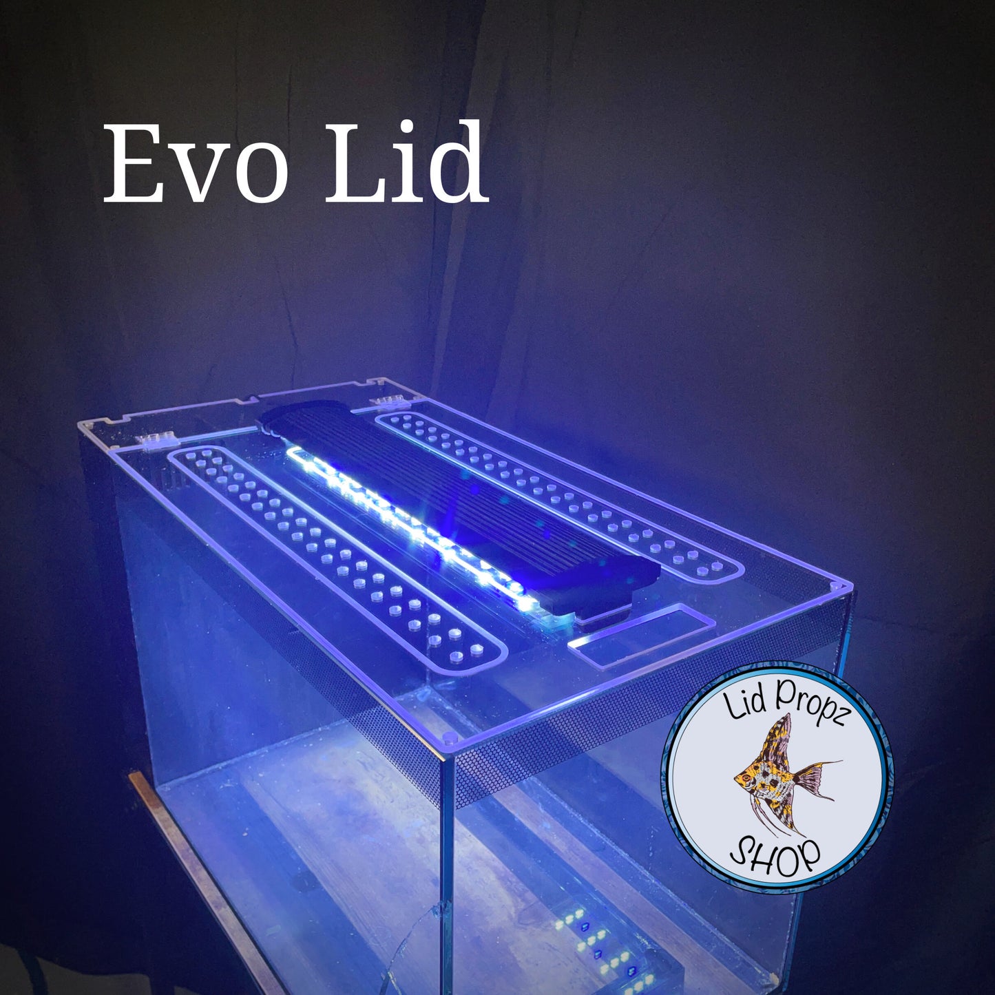 Clear Lid ForFluval Spec, Fits Spec 3, 5, 15 and Evo 13.5, Fish Tank Lids By Tank Topz, FREE SHIPPING orders over 35