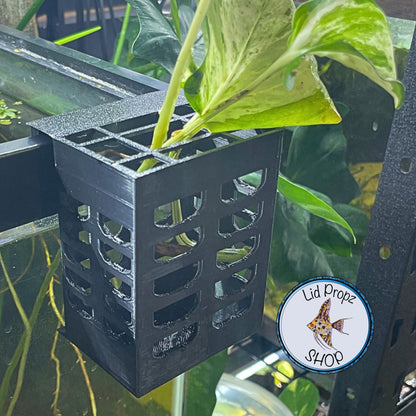 Plant Basket! Emerging Plant Holder, Aquarium Hanging Aquatic Plant Holder Fish Tank Decorations forPlants,Fish Tank Living Fish Shrimp