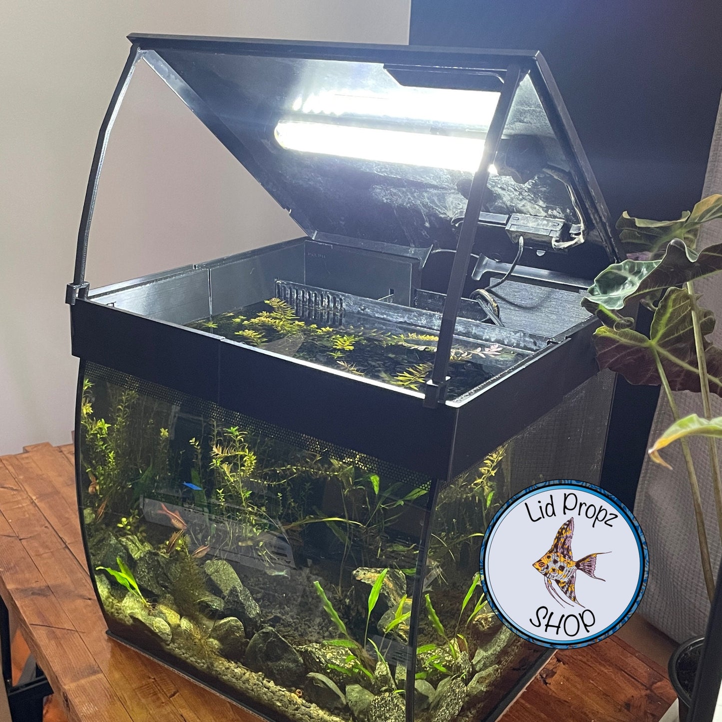 Full Enclosure Lift For Fluval Flex Lid, Lift Kit Set