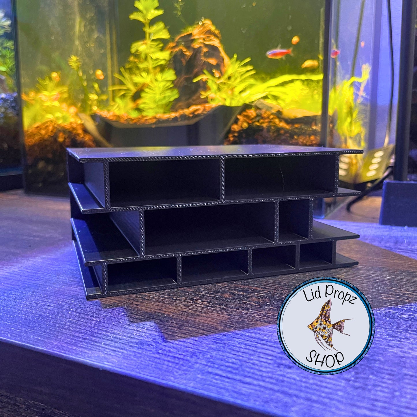 PLECO HOTEL, Pleco Hangout! Multi Spot, Large 7x7, Small 4x4