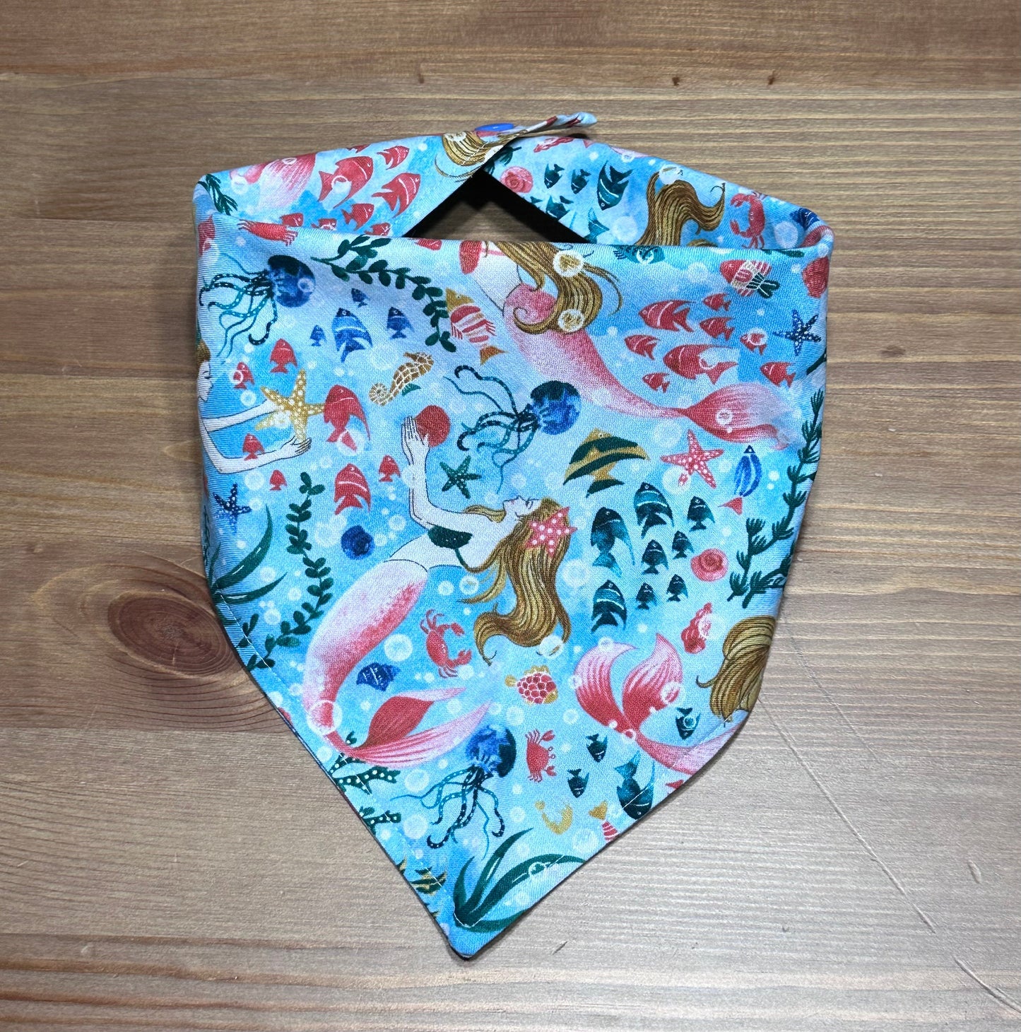 Snap On Dog Bandana, Dog Scarf, Cotton Bandana, Reversible Dog Bandana, 16-19 Inch Medium Size Bandana, Multiple Sizes, Cat Bandana