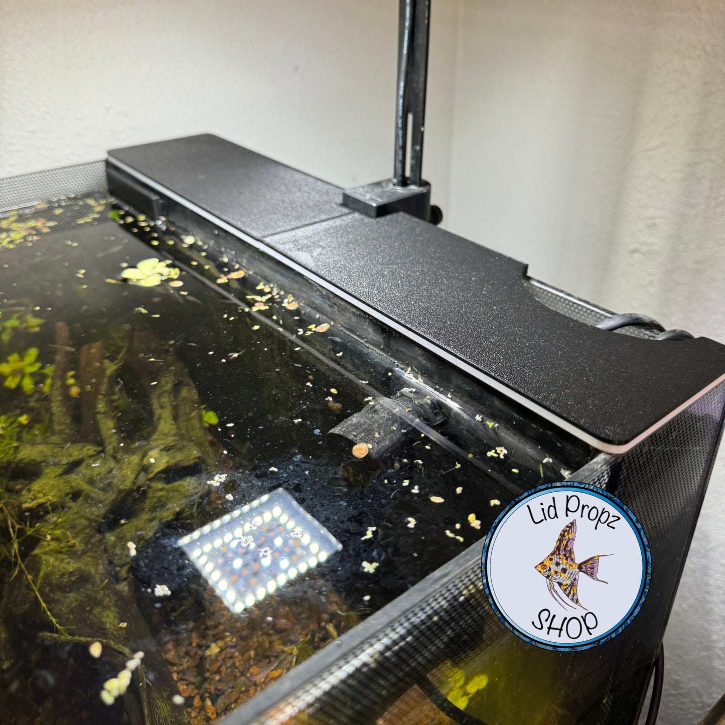 Back Cover For Fluval Flex, Fluval Nano Light, Two Tone Back Cover Red Black