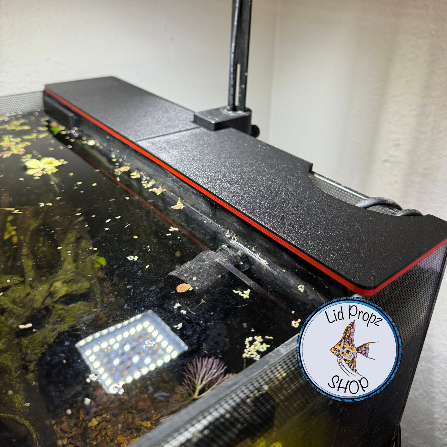 Back Cover For Fluval Flex, Fluval Nano Light, Two Tone Back Cover Red Black