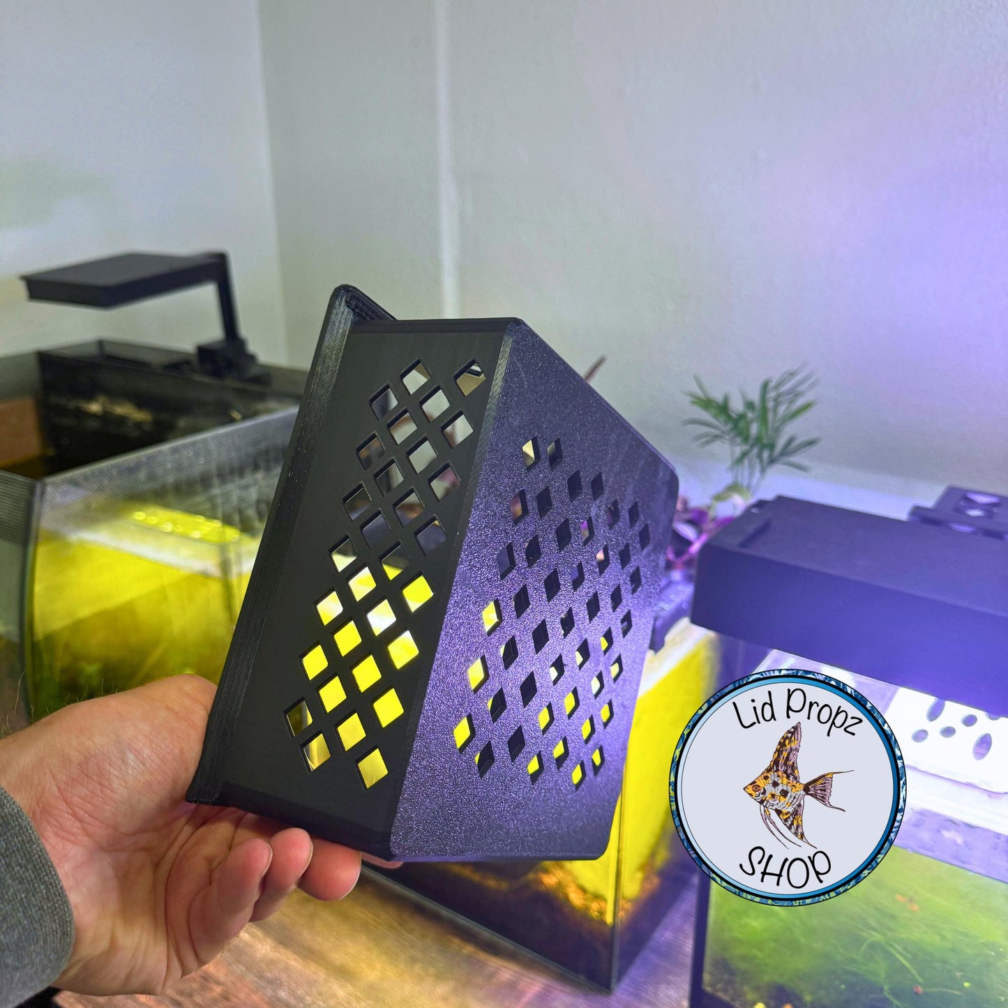 Plant Box. Custom Options Sit In Tank for 10, 20, 55 gallon tanks. Easy for Plants and Fish Tanks