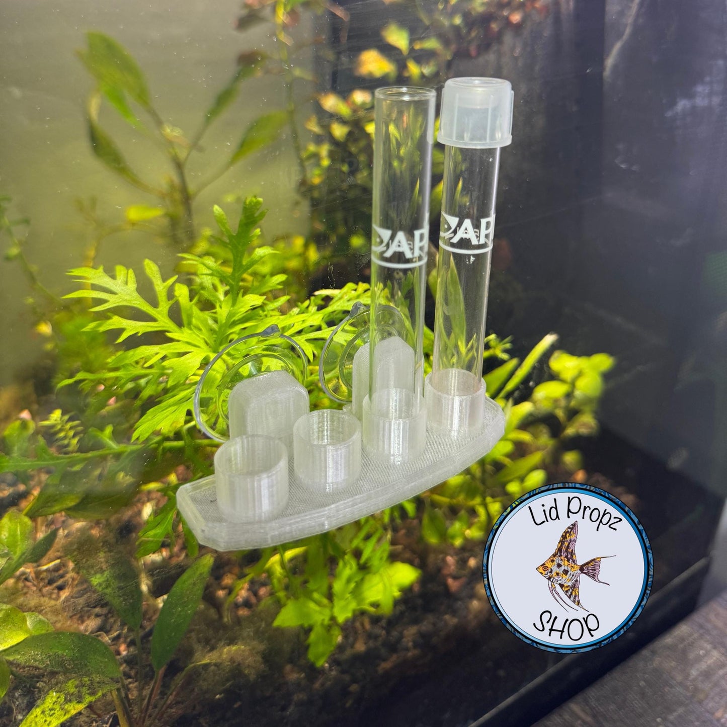 Api Master Kit Dry Rack, 4 Glass Tube Drying Rack, Fish Tank Test Tube Dry Rack