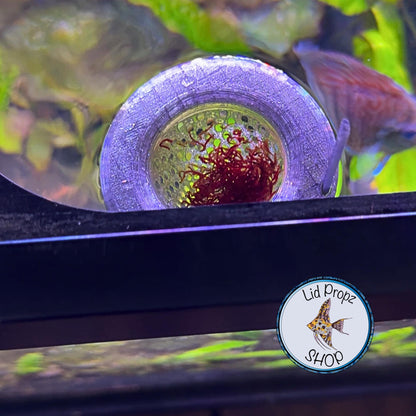 Slow Feeding Cone Feeder – Perfect for Discus Fish & Clean Aquariums! Cone Worm Feeder, Frozen Food Feeder. Floating Or Stationary
