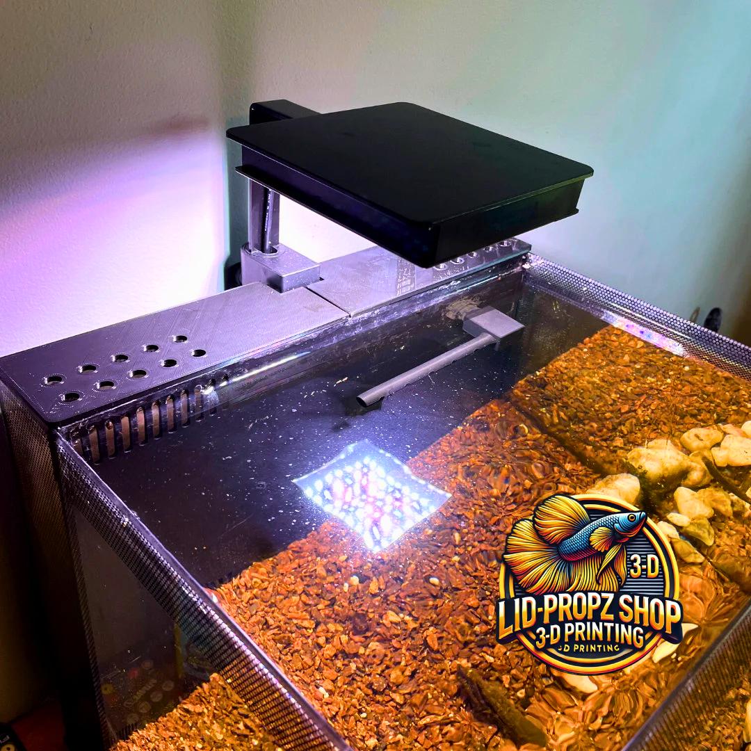 Back Cover For Fluval Flex,15 Gal. 9gal.  Fluval Nano Light, Propagation Rack Nitrate Reducer, Aquarium Plant Holder