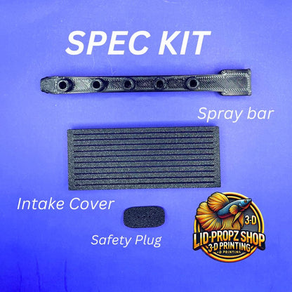 Shrimp Kit For Fluval Spec, Upgrade Kit, Spray Bar, Intake cover, Auxiliary Intake Plug Spec V & III
