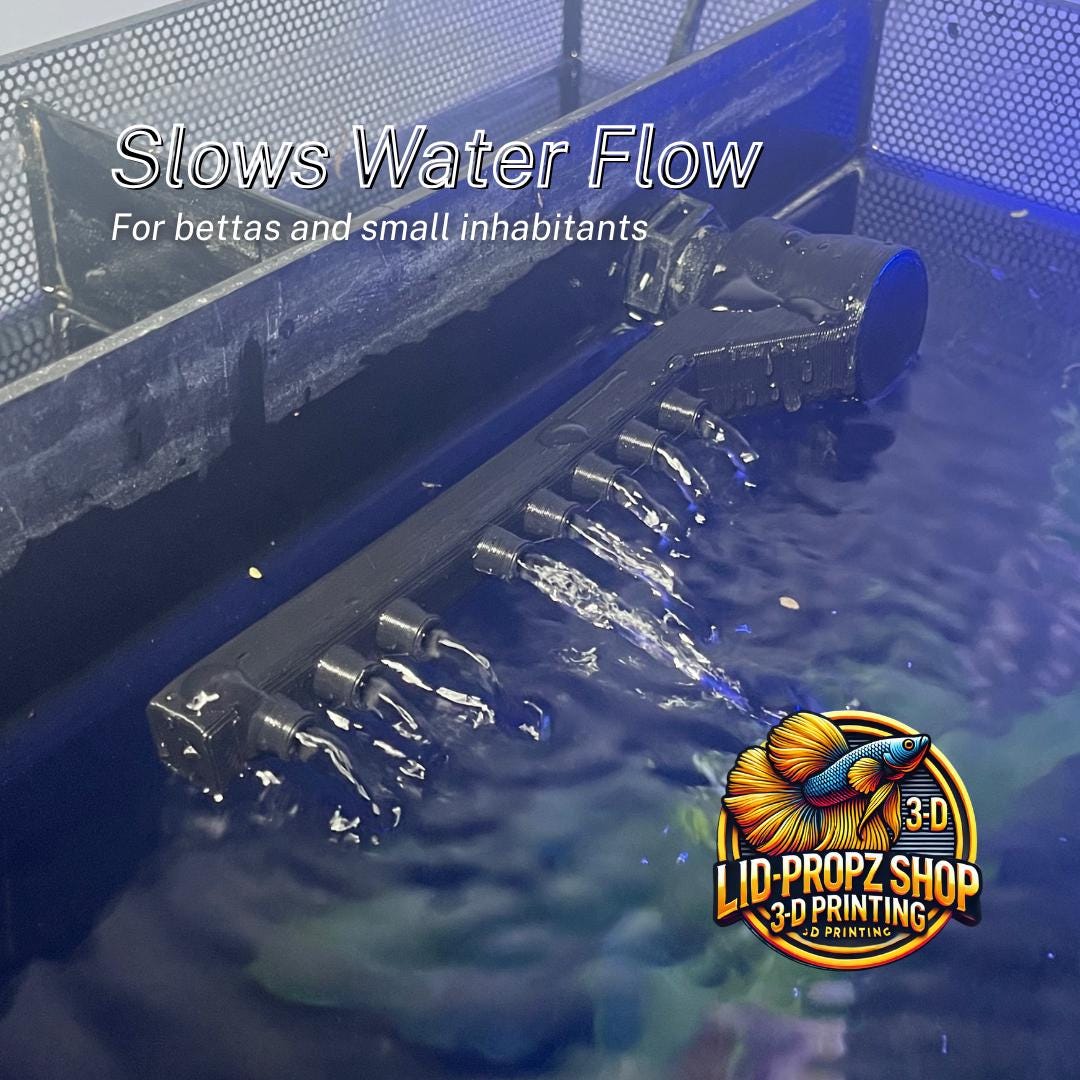 Fluval Flex upgrade bundle with low spray bar, lid prop supports, shrimp intake guards, and sliding feeding port cover. Enhances water flow, reduces evaporation, and protects shrimp in 9 and 15 gallon Flex aquariums.