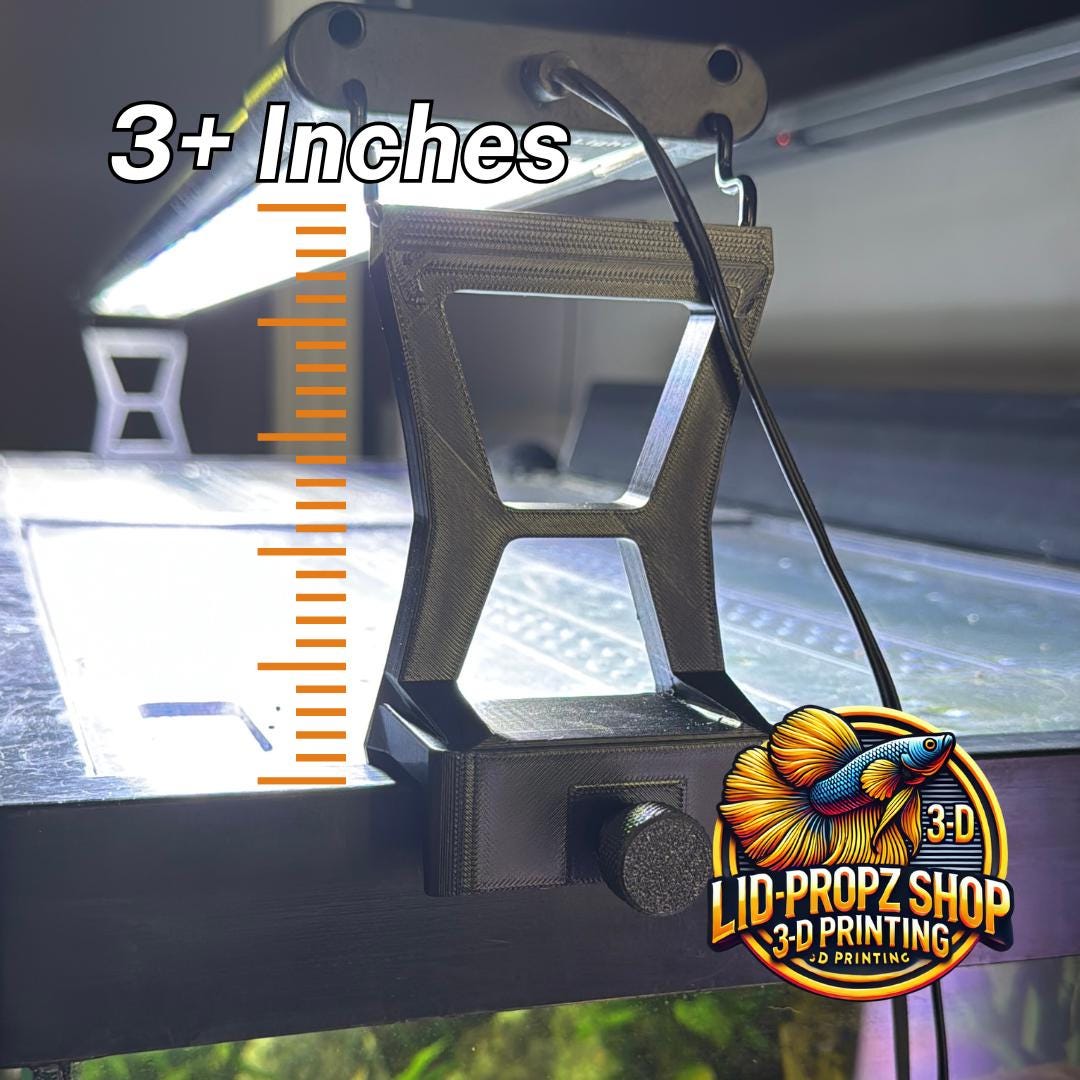 Hygger 25W Full Spectrum Aquarium Light with Aluminum Alloy Shellt, Light Riser