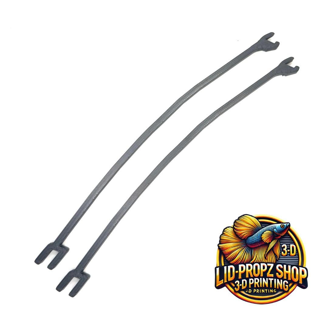 Fluval Flex, BEST Upgrade Kit, Spray Bar, Aquarium Hood Props, Shrimp Intake Covers, and Sliding Feed Hole Cover. Back Or White