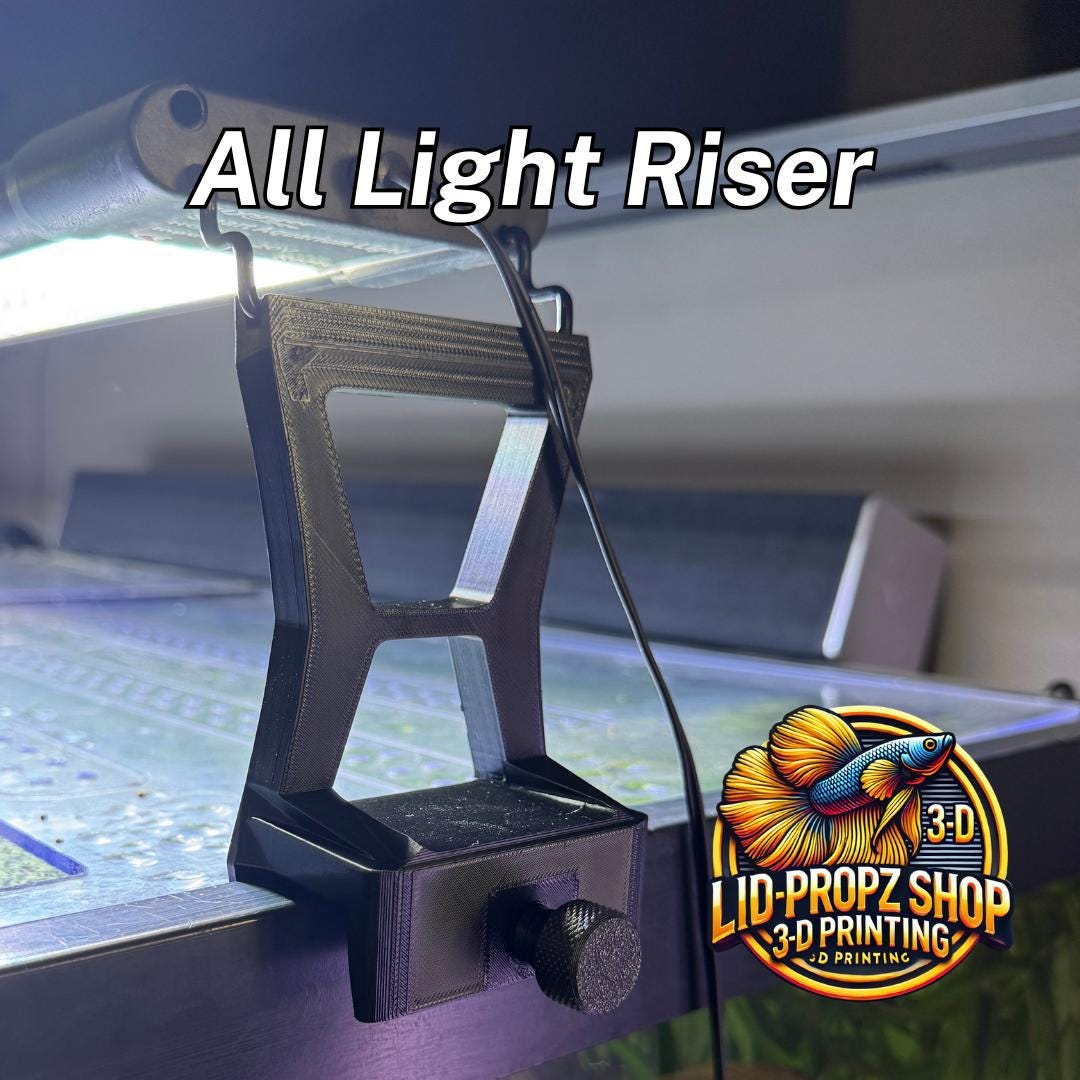 Hygger 25W Full Spectrum Aquarium Light with Aluminum Alloy Shellt, Light Riser