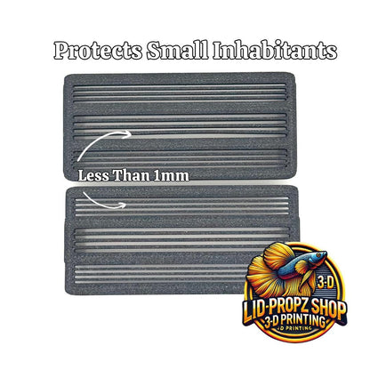 Fluval Flex, BEST Upgrade Kit, Spray Bar, Aquarium Hood Props, Shrimp Intake Covers, and Sliding Feed Hole Cover. Back Or White