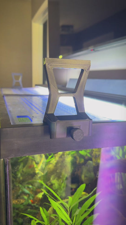 Universal Aquarium Light Riser (PAIR) – 3 Inch Lift Stand for All Fish Tank Lights - Wire Bracket Lights