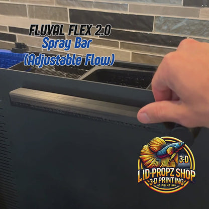 Fluval Flex 2.0 Spray Bar – Adjustable Flow Attachment for Fluval Flex Aquariums – Fits New and Old Models – Gentle Flow for Fish & Shrimp